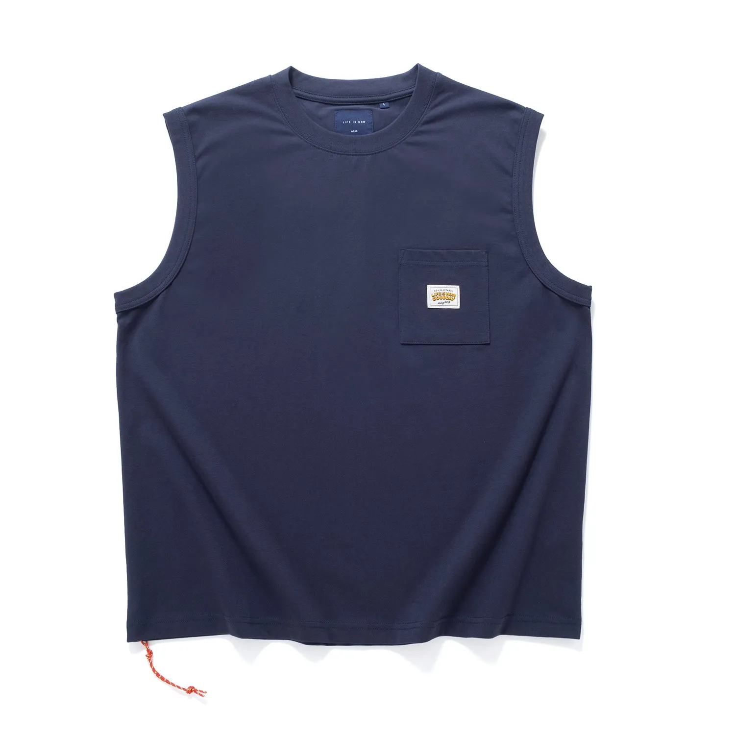 (VT1672) Cool Touch Drawstrings Tank Top narrow size Small