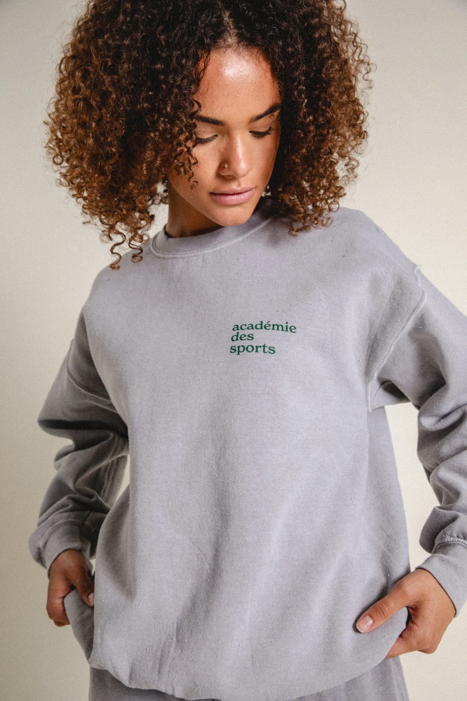 Cozy Fit Vice 84 'Baseline' Sweater - Vintage Washed Ash Grey