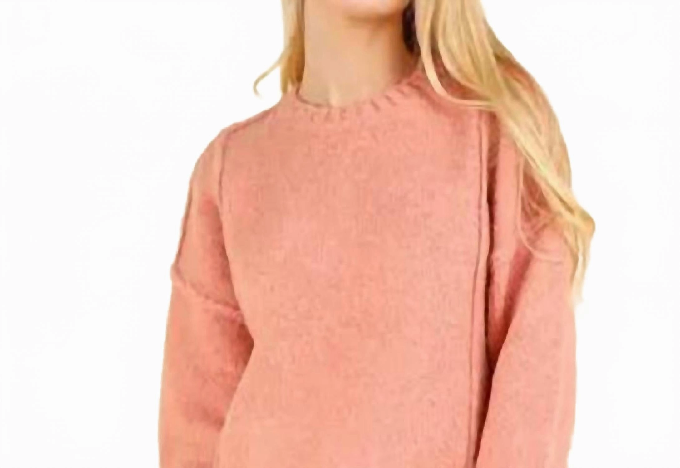 Cozy And Warm Microfiber Insulation Pink Fuzzy Feeling Top