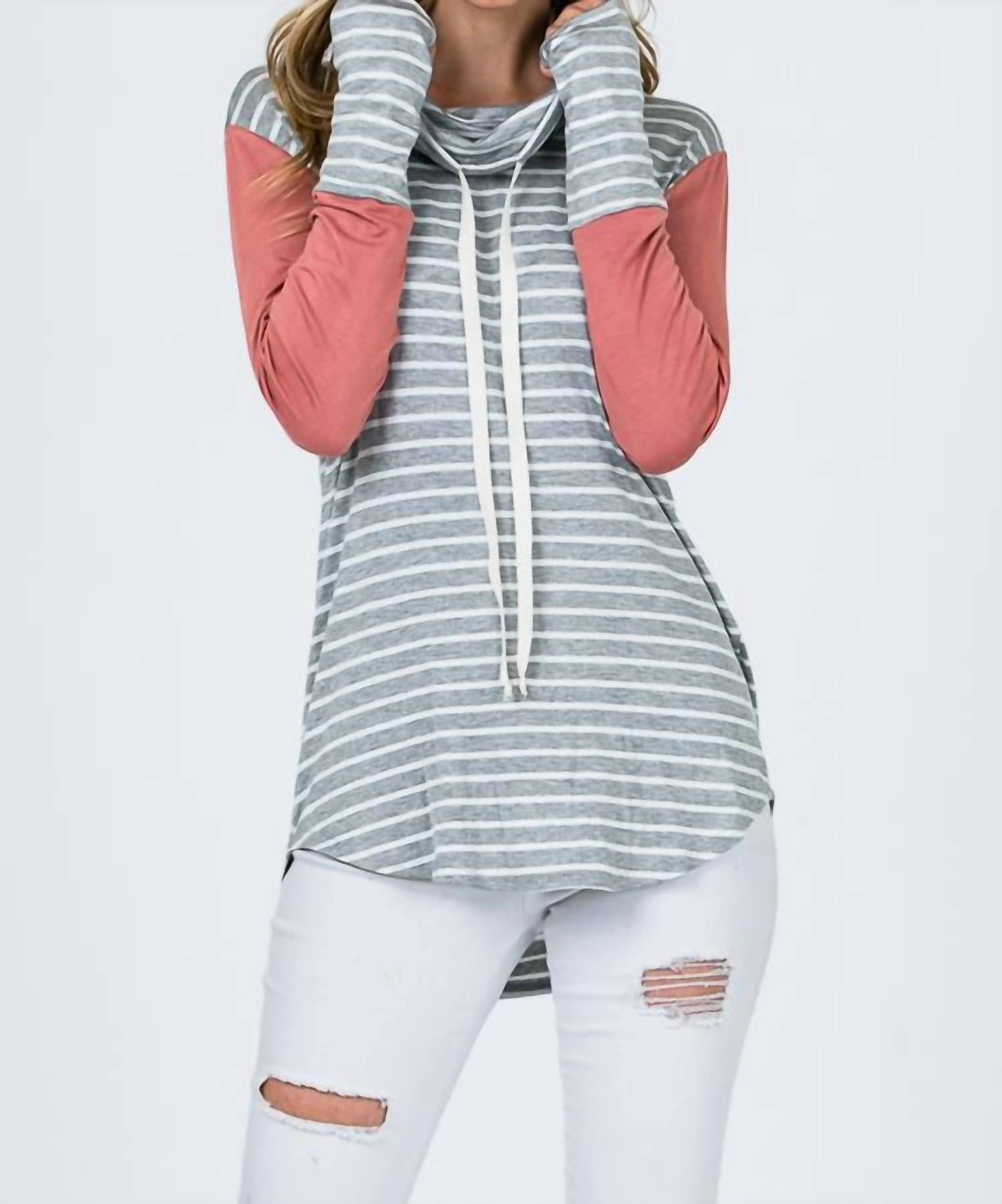 Cowl Neck Sweater In Marsala Quick drying material Winter Fashion Must-Have