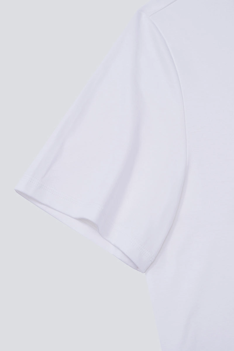 Softex Crew Neck T-Shirt | White WH001Z Active Outfit Style Party fun