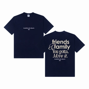 Vice 84 'Friends & Family' Tee - Navy Travel Comfort