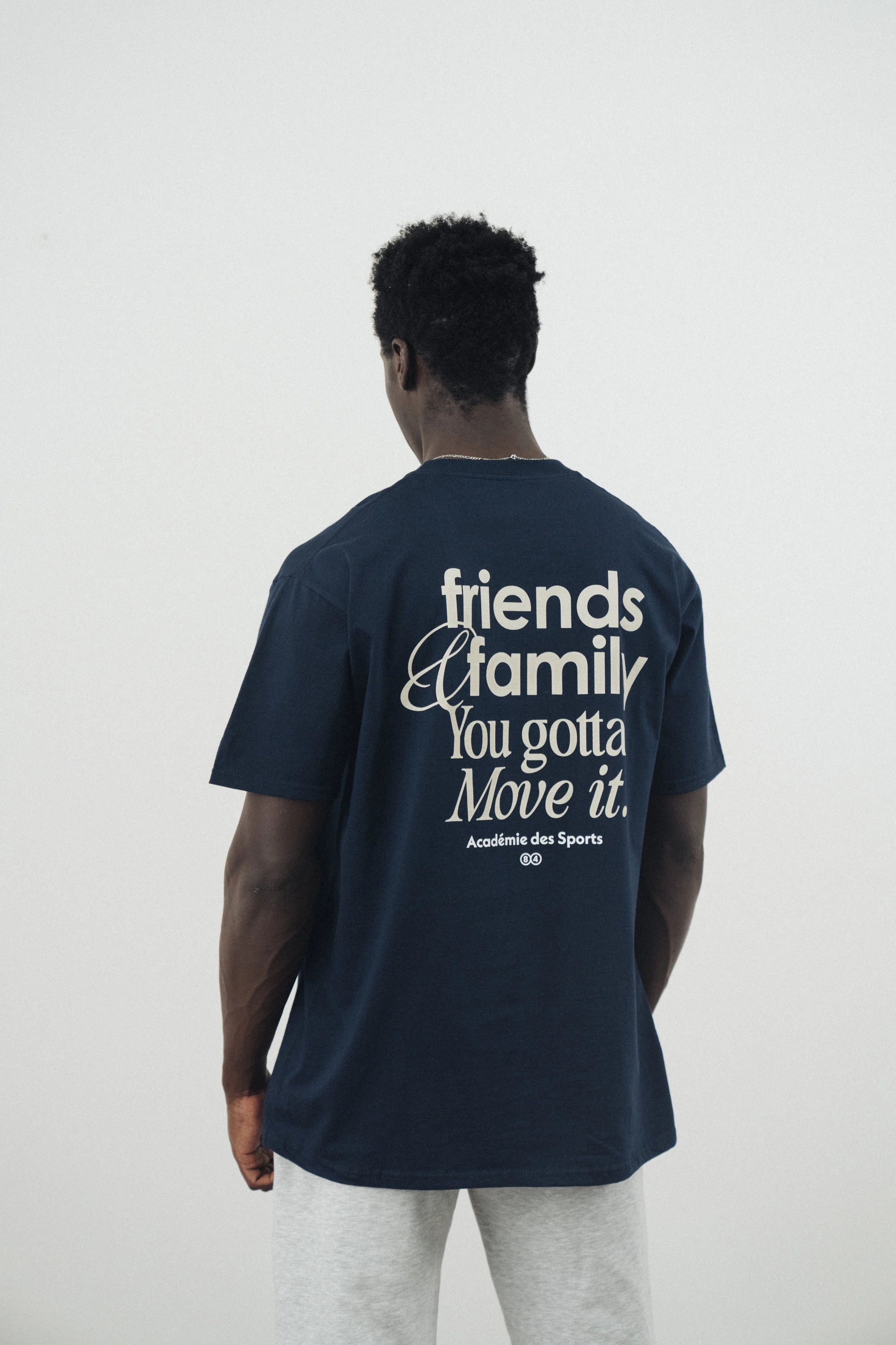 Vice 84 'Friends & Family' Tee - Navy Button Down