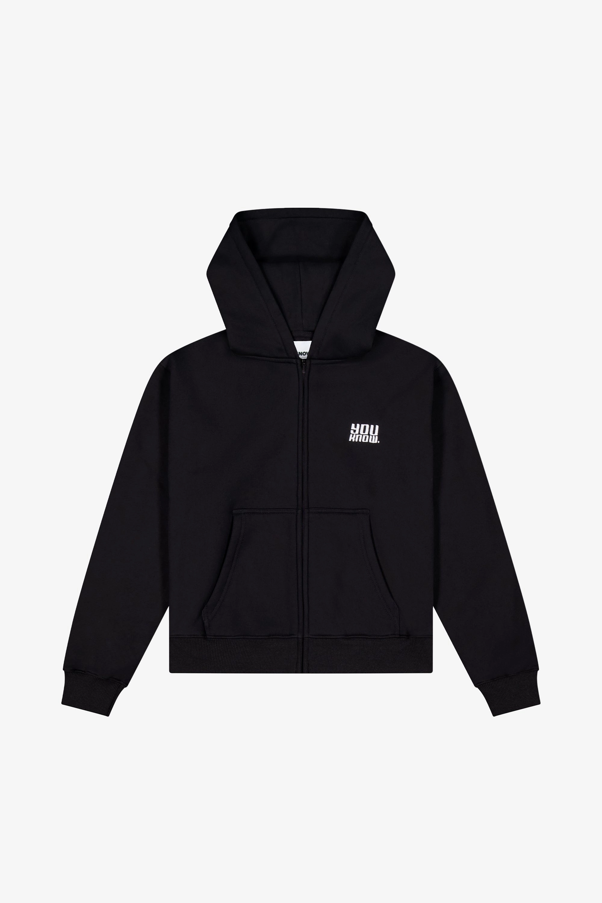 Mass market appeal surfing clothes WARM UP ZIP UP HOODIE | Black