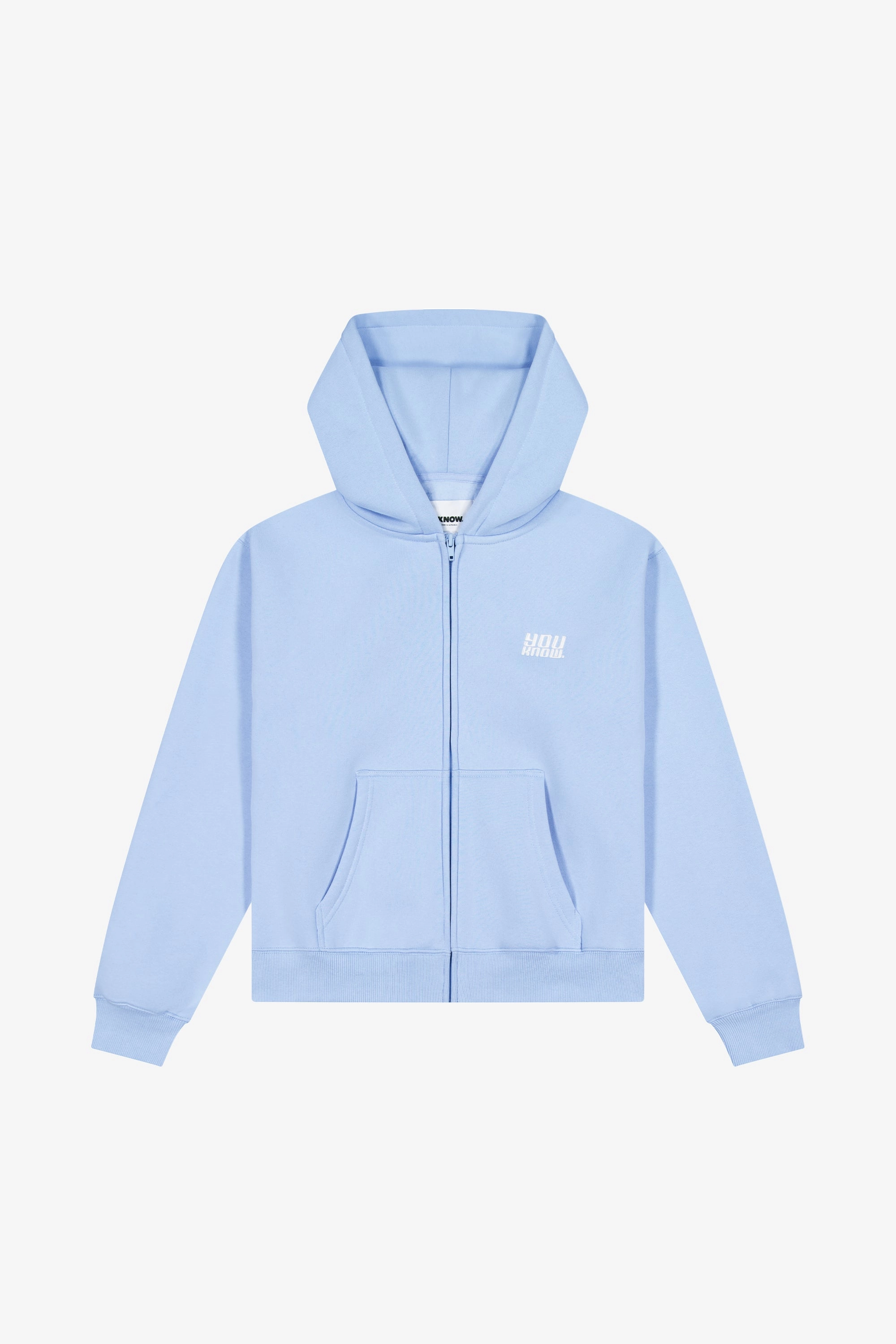 WARM UP ZIP UP HOODIE | Blue Swimming wear