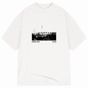 Light Style Trend bound MCR Industry Tee - White