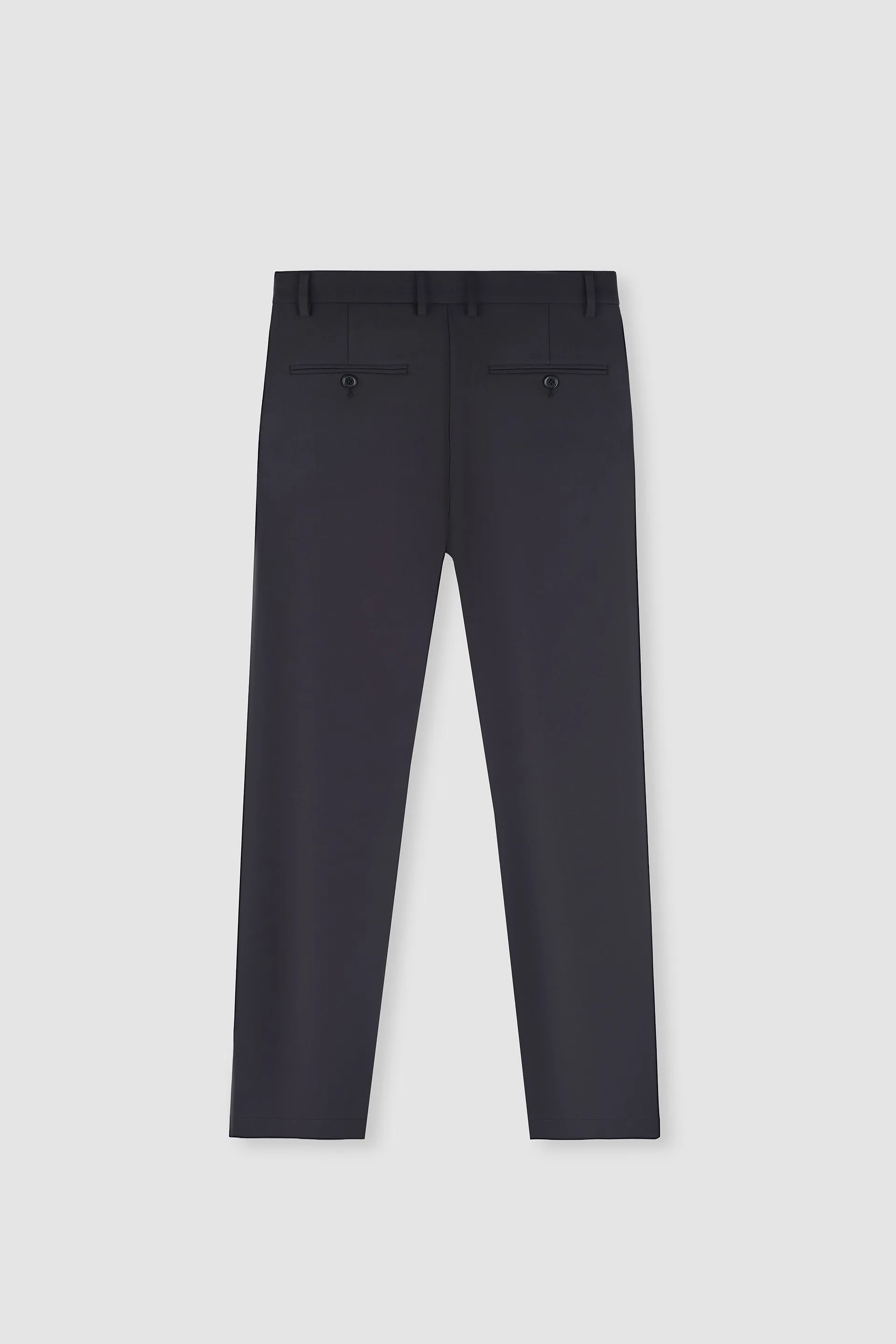 CottonSTRETCH Smart Pants | Black BKFD01 Stain Resistant Lounge-friendly