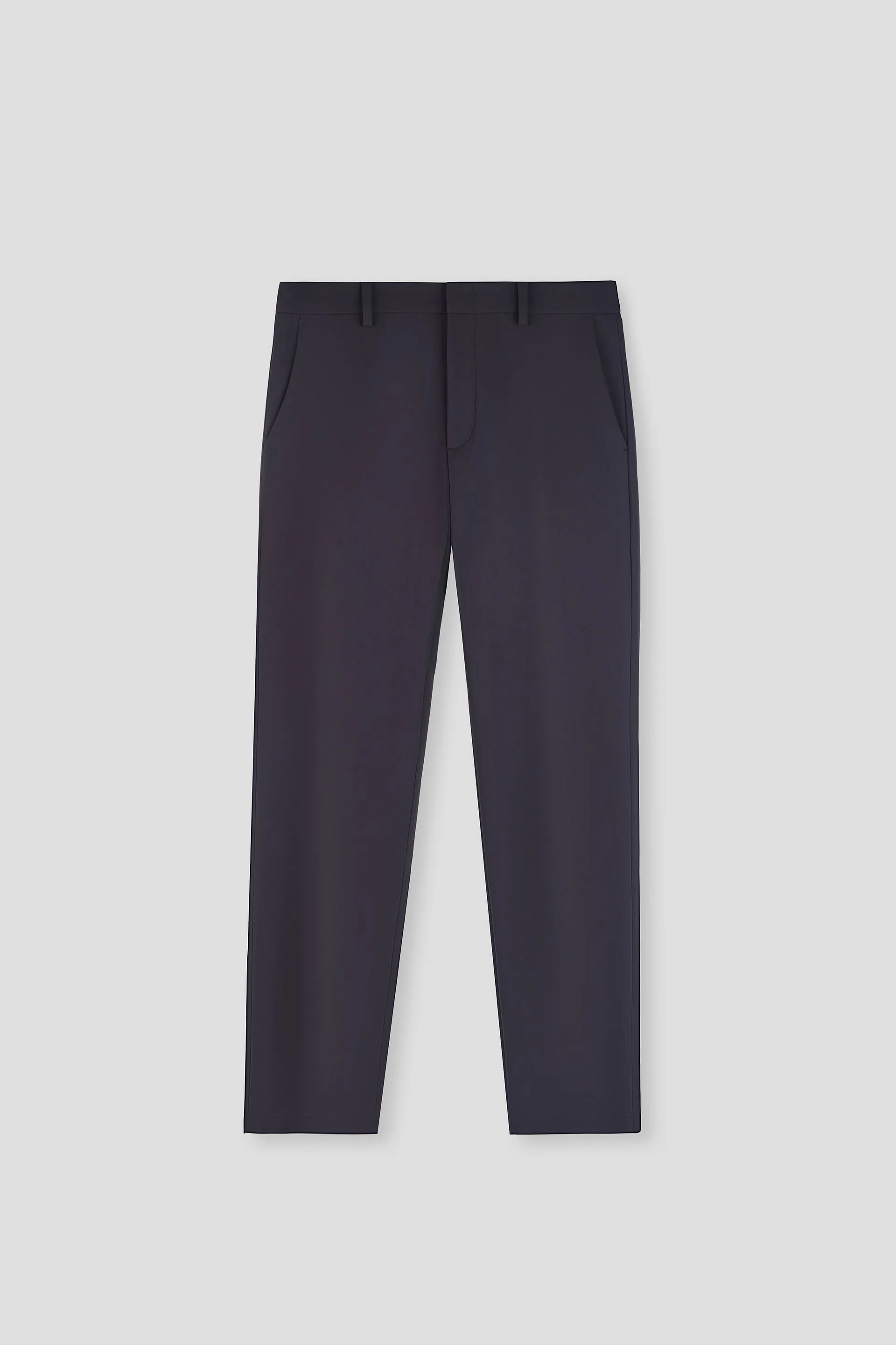Ripped design TouchscreenCompatiblePockets CottonSTRETCH Smart Pants | Black BKFD01
