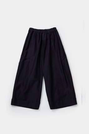 Slim Waist THE BAKER TROUSER / COTTON SILK PANSY