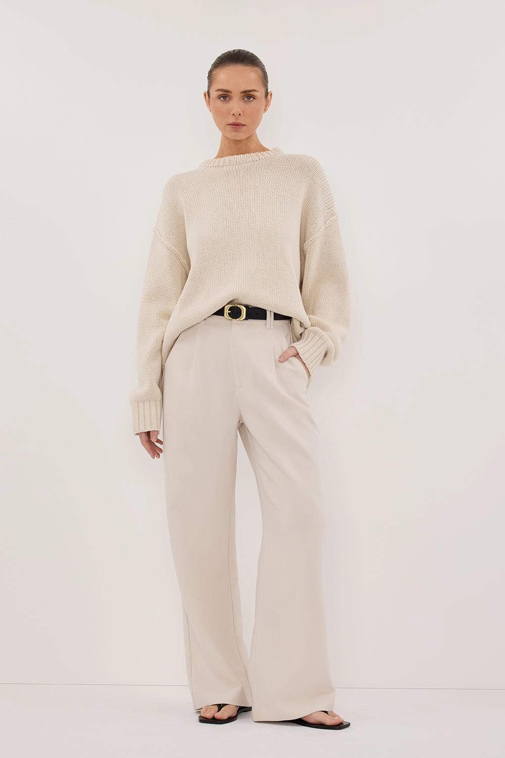 Soft Finish Breathable mesh lining ELLE BONE PANT