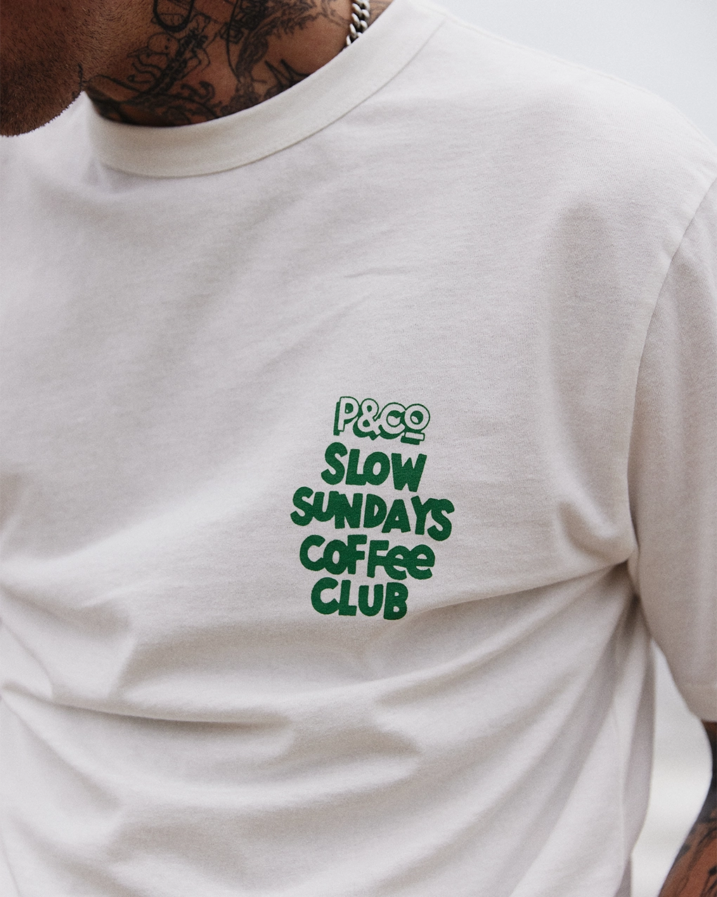 Casual Choice Slow Sundays T-Shirt - Off White