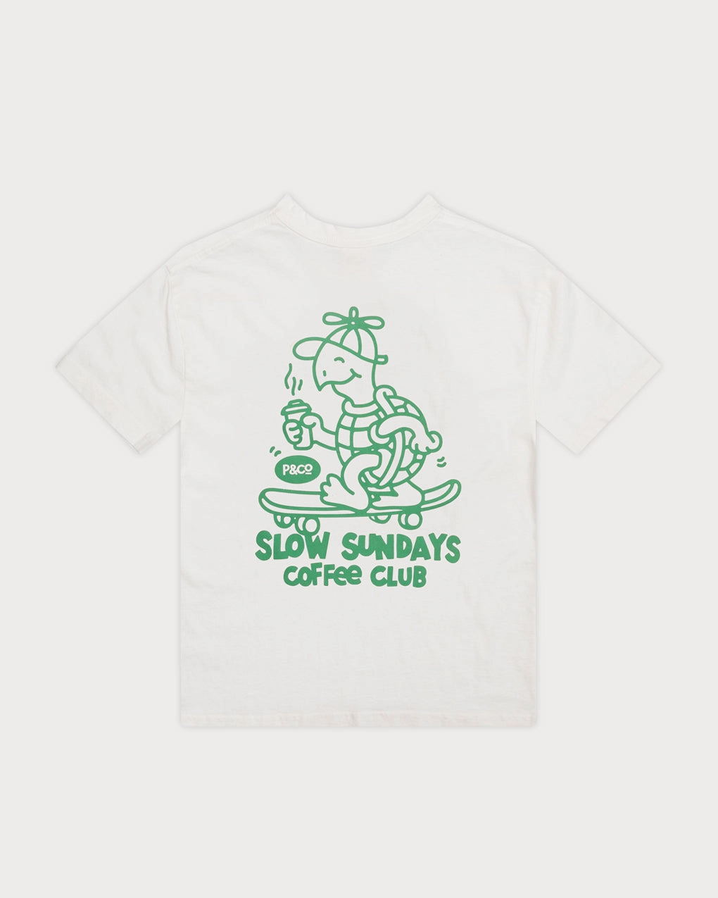 Timeless Piece Slow Sundays T-Shirt - Off White