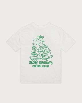 Timeless Piece Slow Sundays T-Shirt - Off White