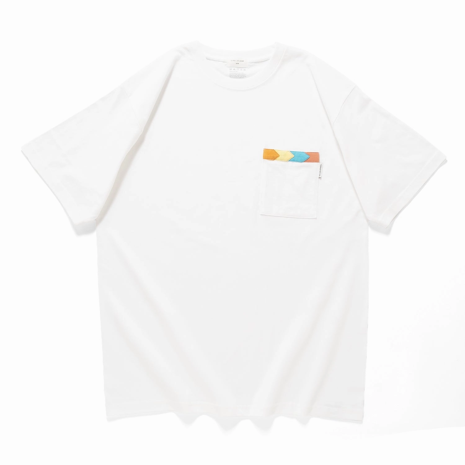 (ZT1679) Arrow Trimmed Pocket Tee Zero Waste Production Sporty and Cool