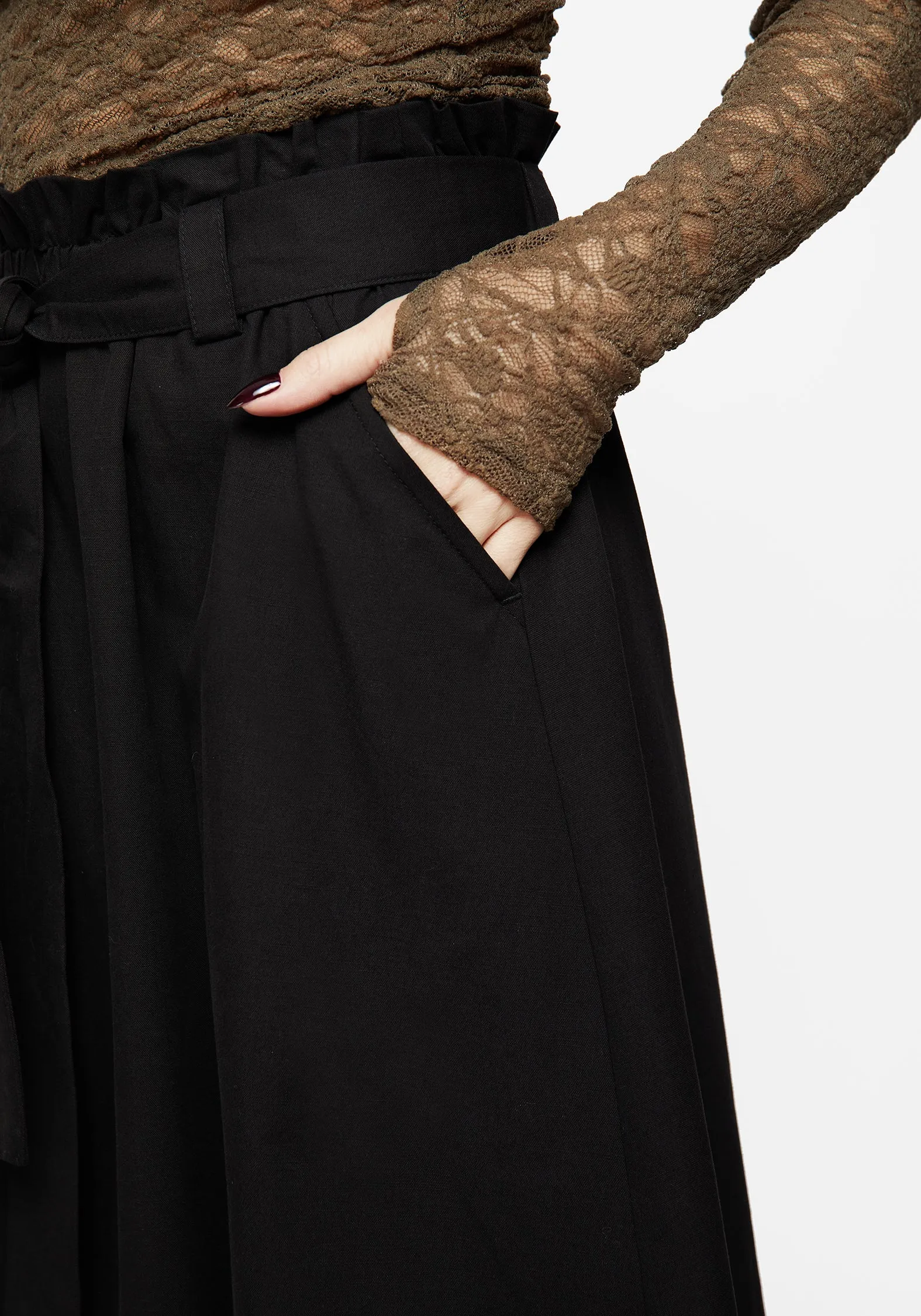 music concert Strega Tie Belt Midaxi Skirt