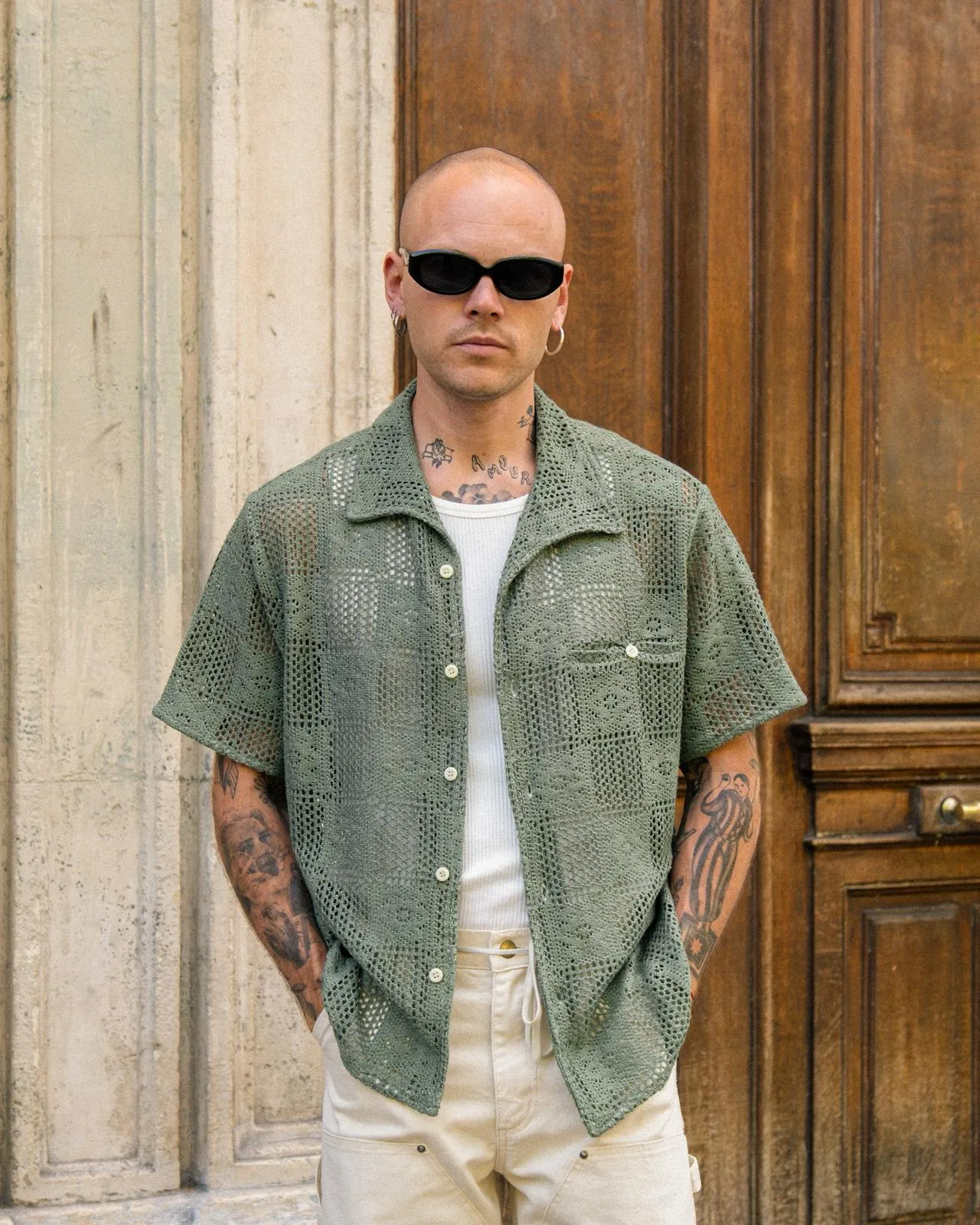 THE HERITAGE SHIRT Embroidered Detail