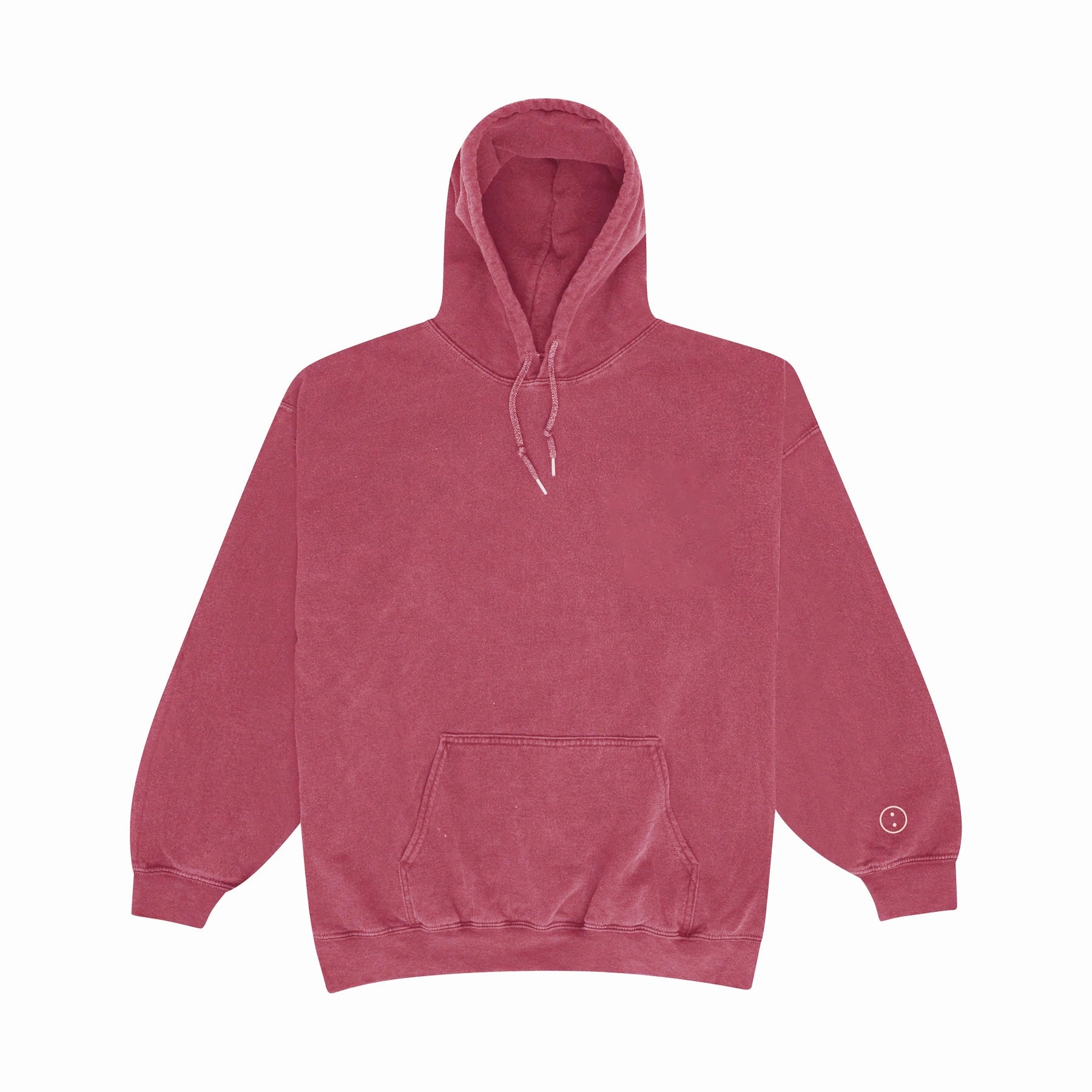 Essentials Vintage Washed Hoodie - Red Satin Lining