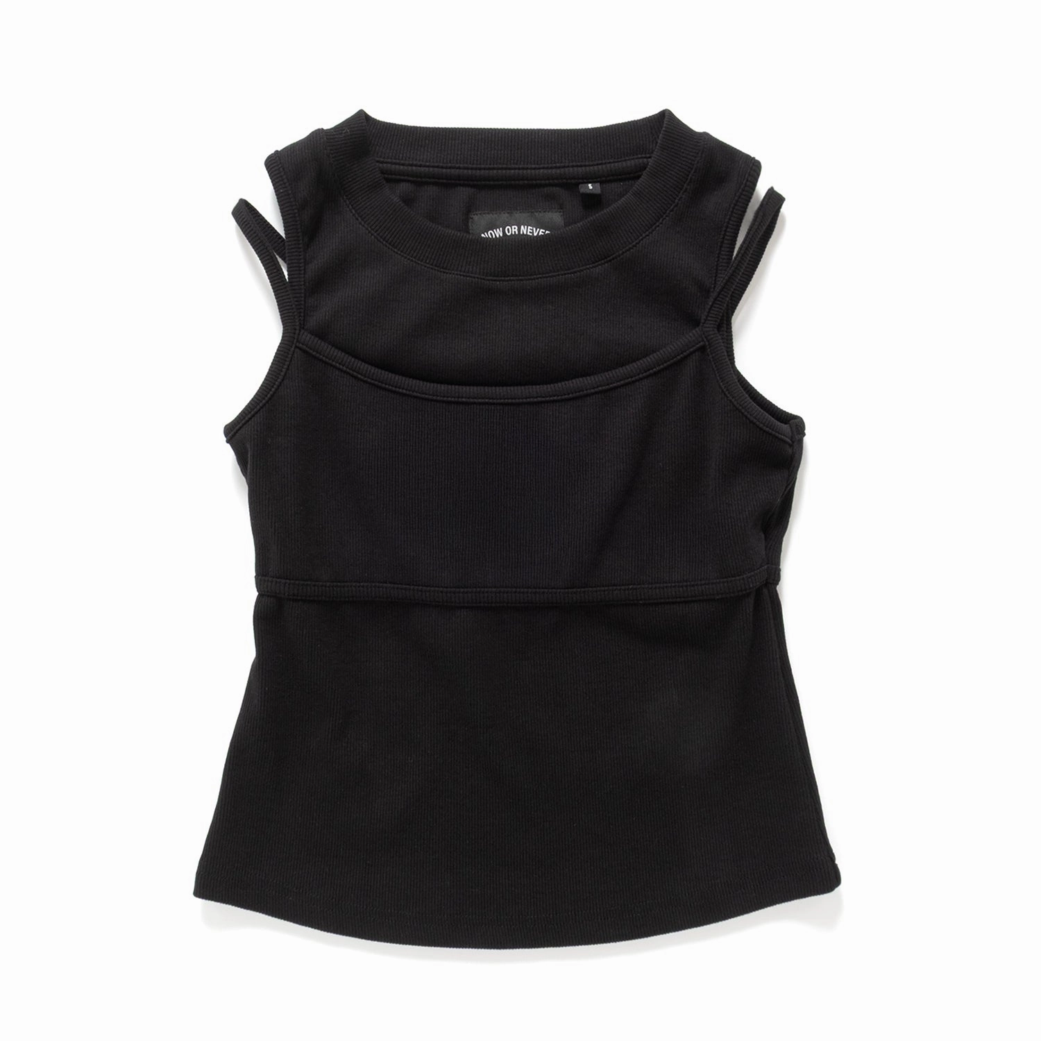 (TP1619) Layered Vest Multi Panel Design