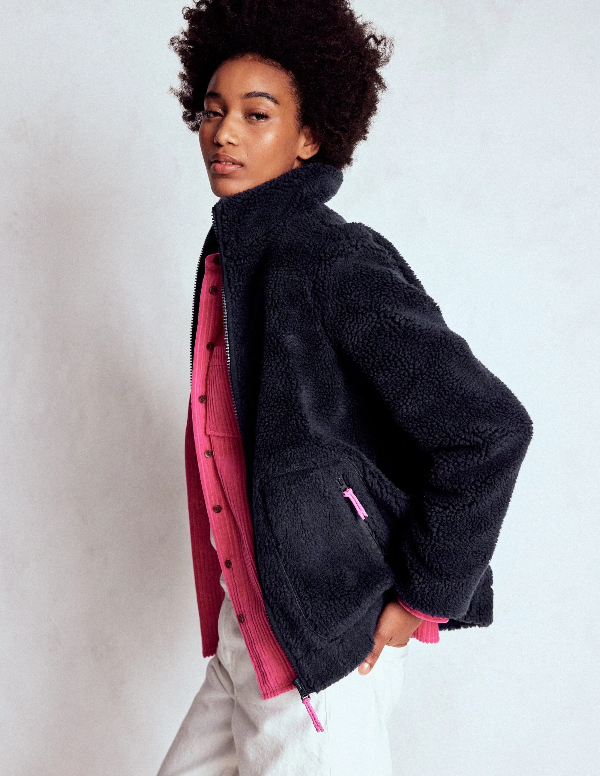 Westminster Borg Jacket-Navy Crisp Air Piece