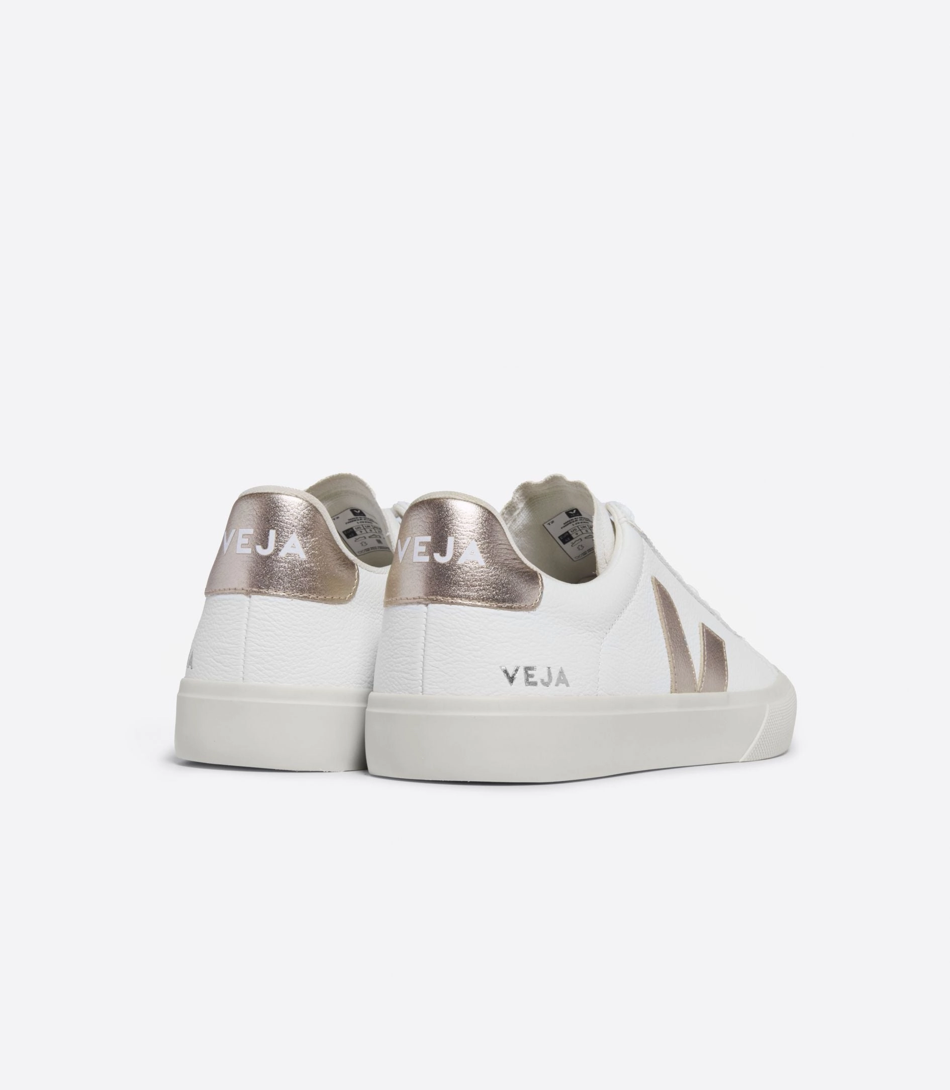 White Platine Chromefree Leather Sneakers (women) Motion Contour