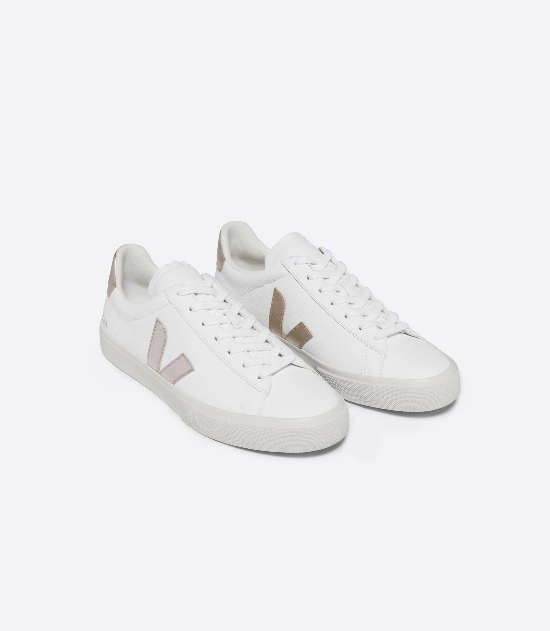RemovableInsole White Platine Chromefree Leather Sneakers (women)