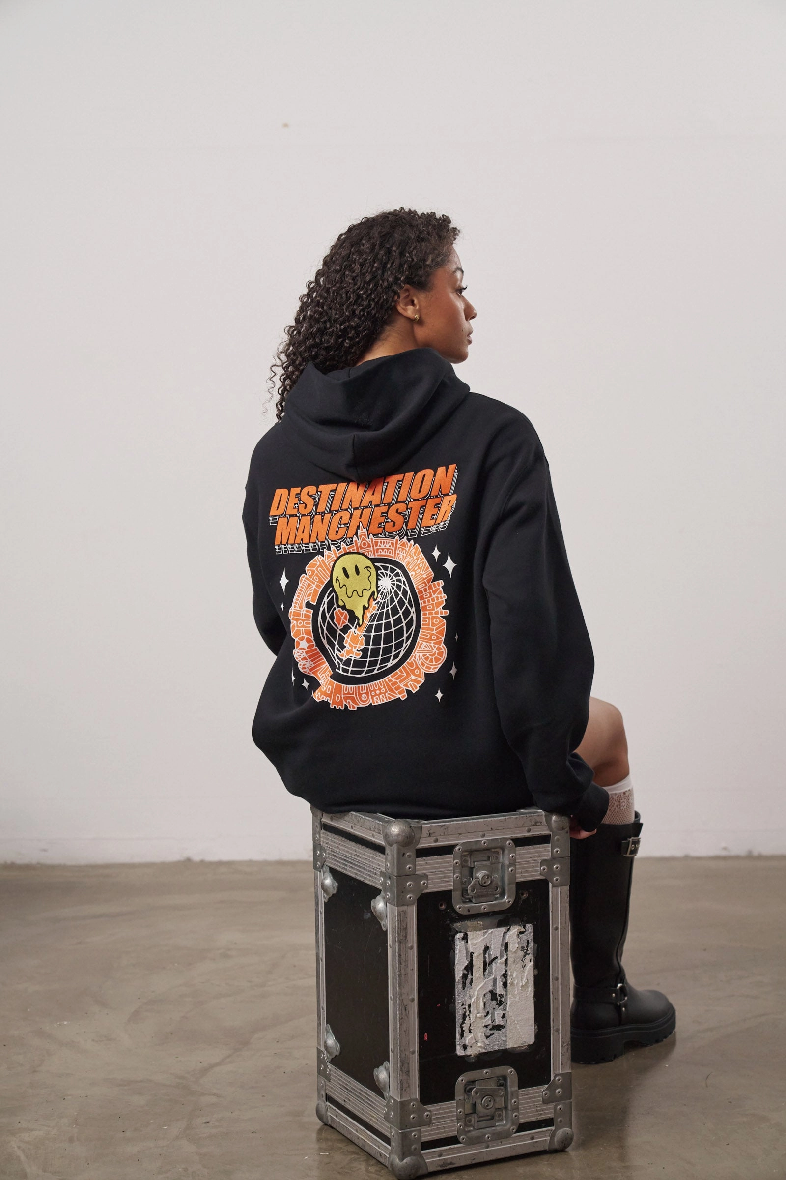 Lifestyle Apparel WHP x UN:IK 'Destination Manchester' Hoodie - Black