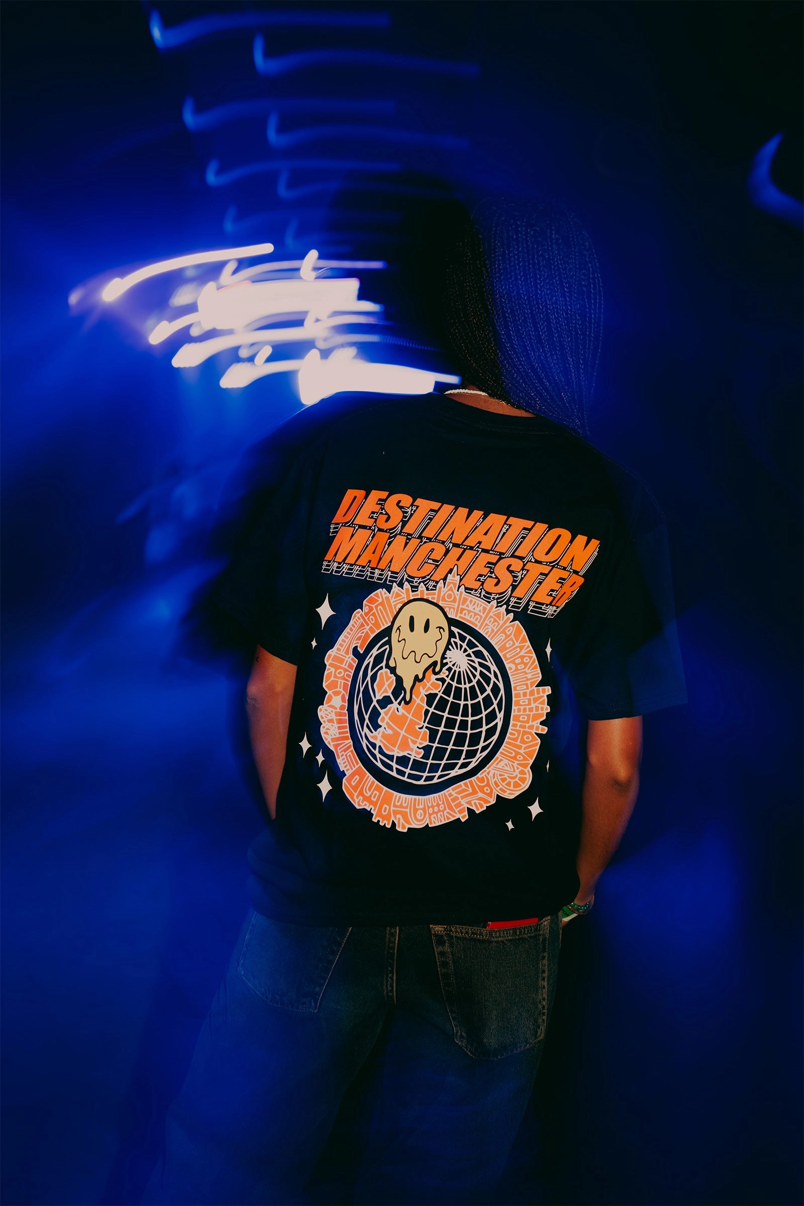 Kids clothing WHP x UN:IK 'Destination Manchester' Tee - Black