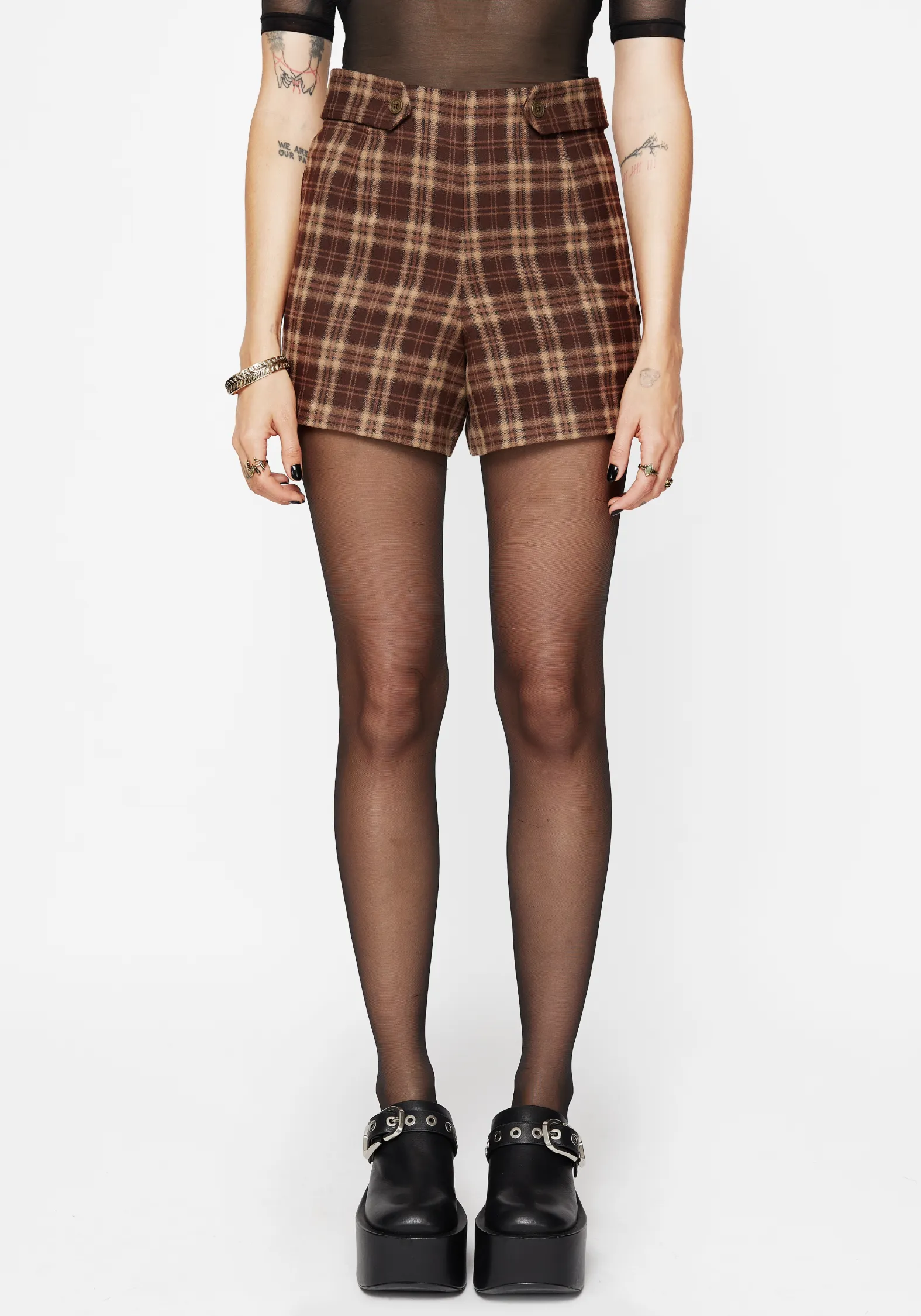No Chafe Reinforced Stitching Milo Check Shorts