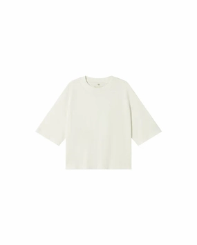 Breathable apparel White Lena Short Sleeve Tee