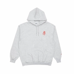 City Feel scooter clothes Pomme Frite 'Chips' Embroidered Hoodie - Ash