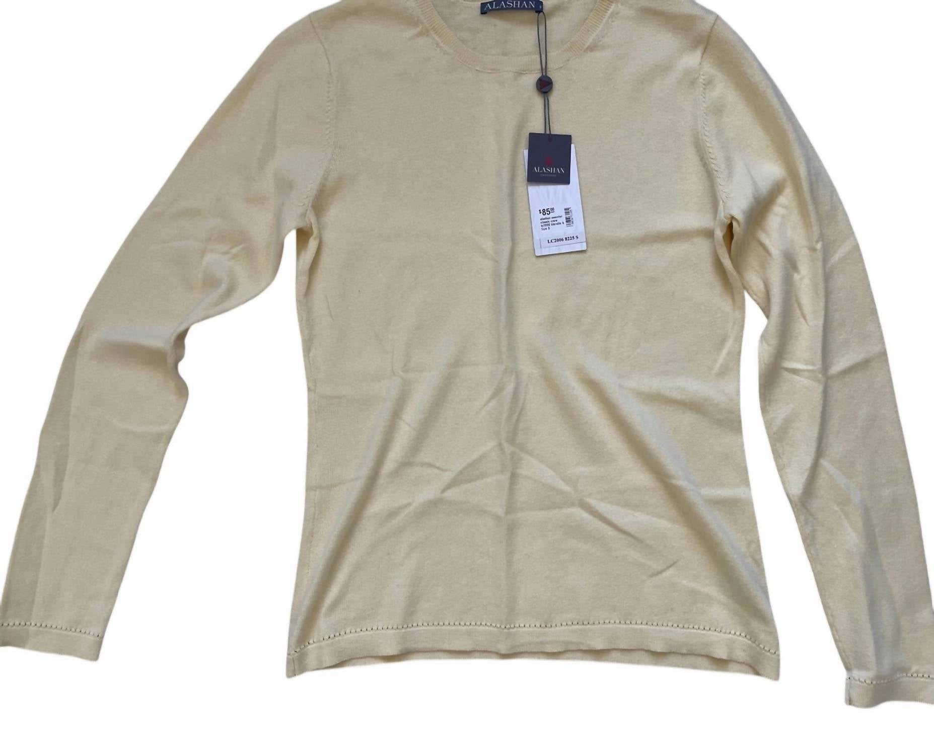 Women's Classic Crew Sweater In Blondie Smart Fashion