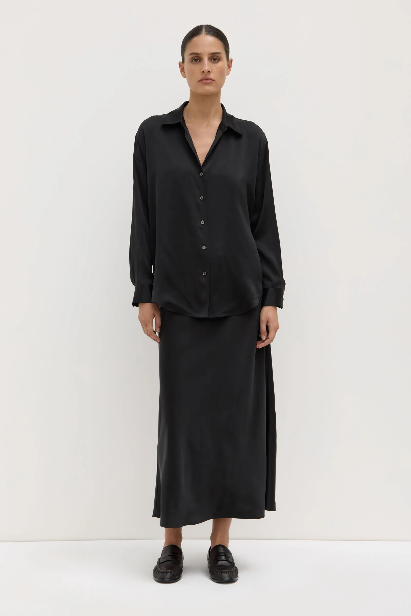 Pippa Silk Shirt Seasonal Collection gender-neutral