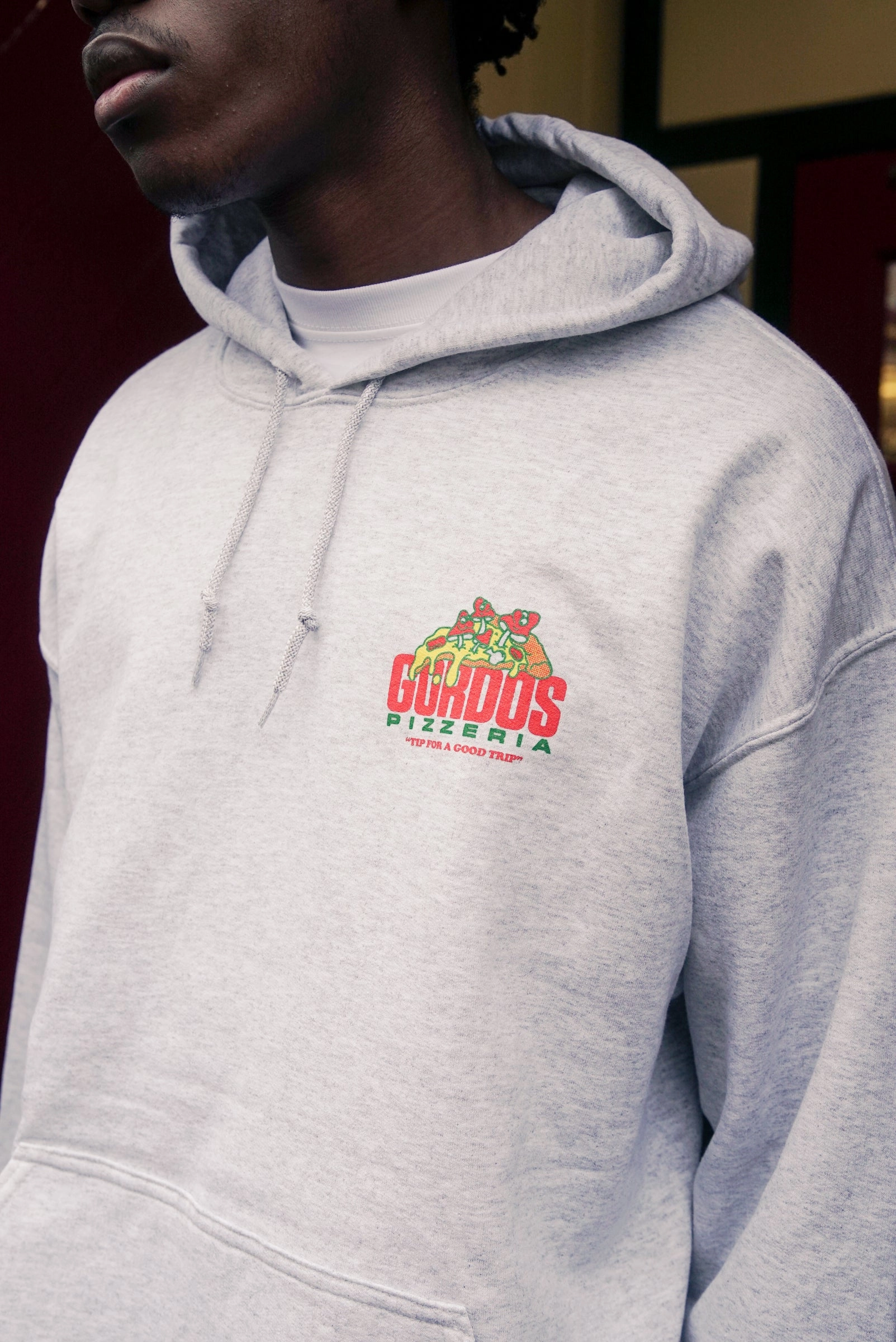 World Famous Gordos 'Good Trip' Hoodie - Ash Grey Moisture Wicking Technology Street Sense