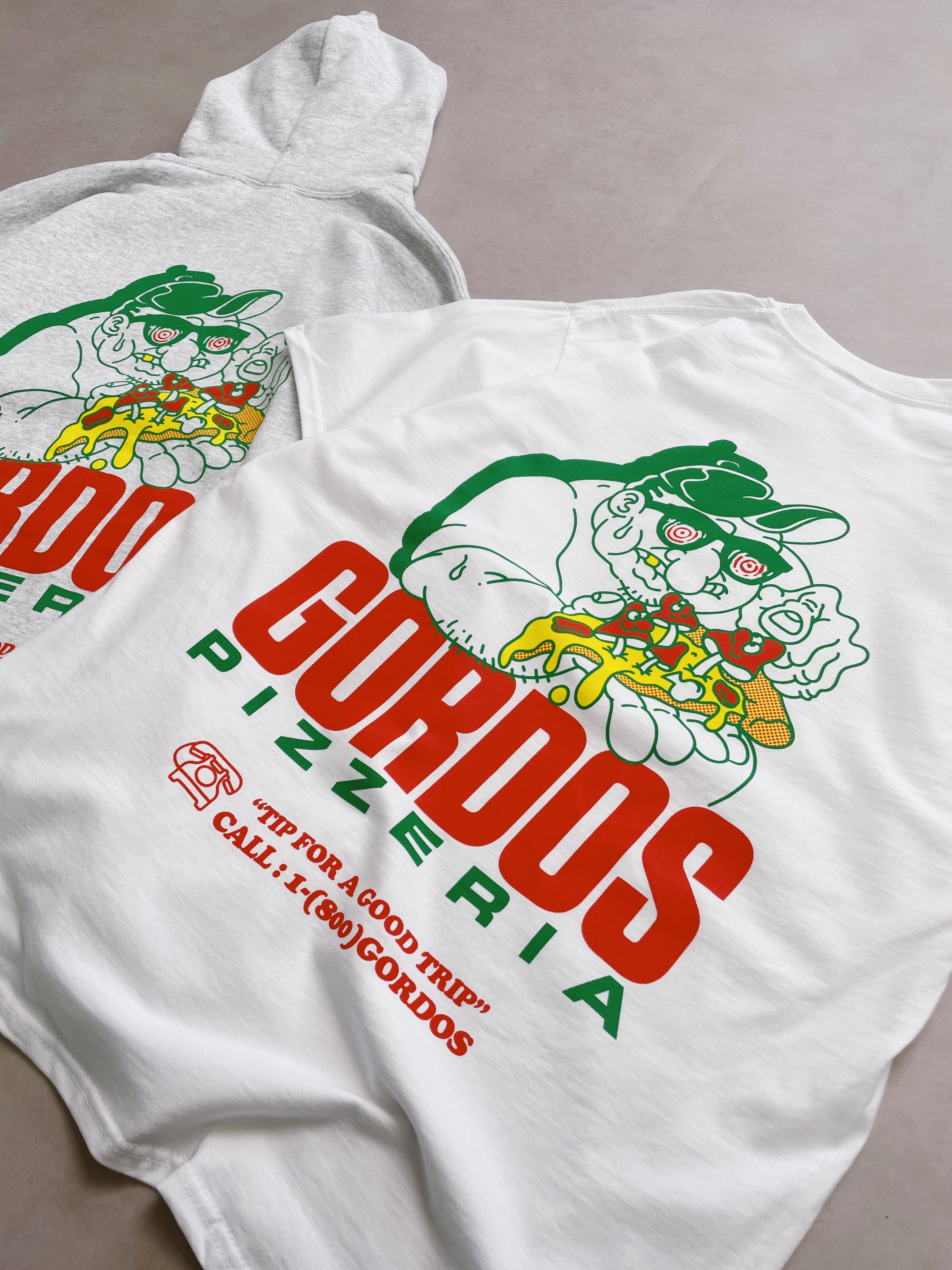 World Famous Gordos 'Good Trip' Tee - White All Season Wear Cozy Look