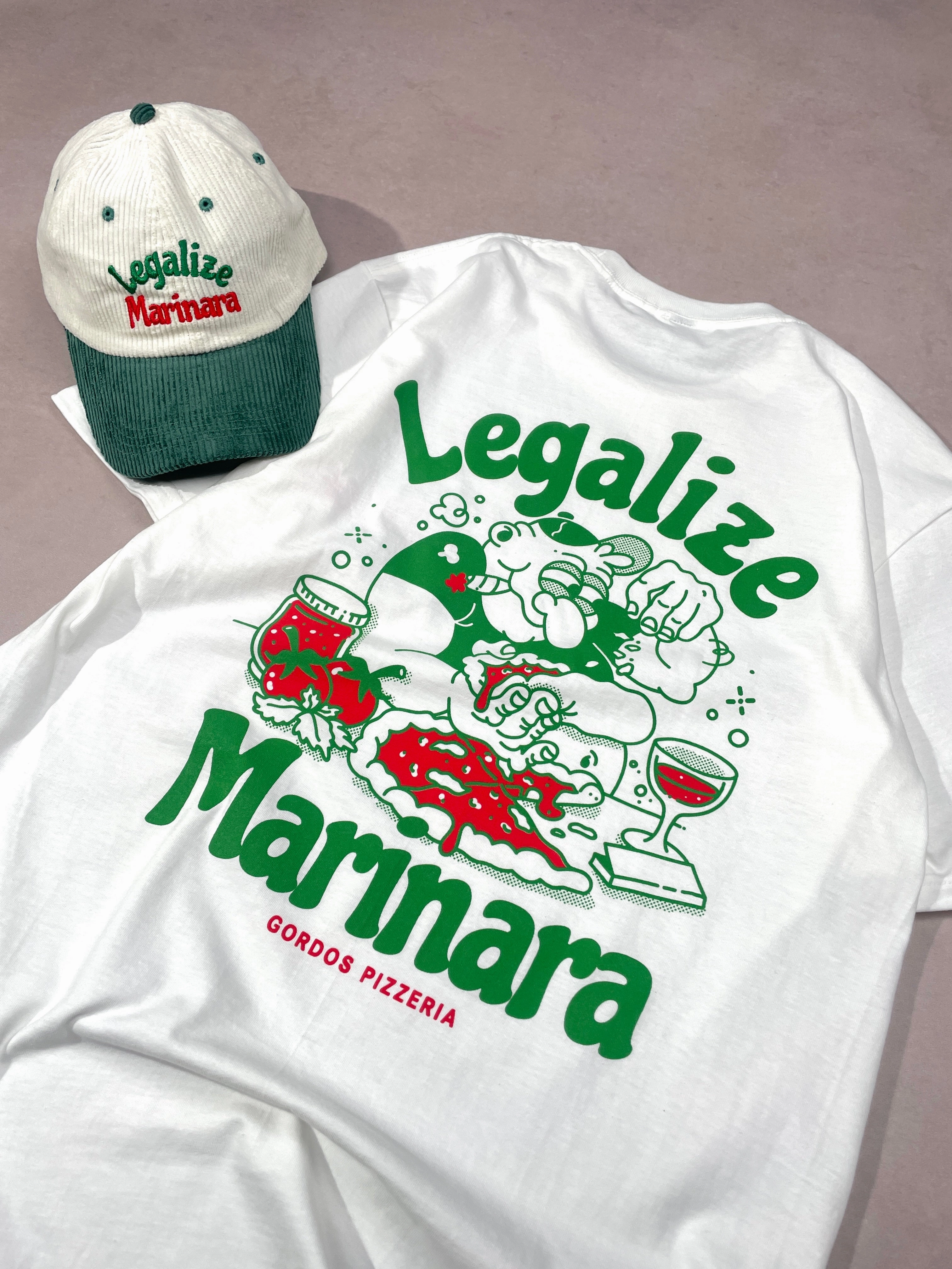 World Famous Gordos 'Legalize Marinara' Tee & Cap Bundle Simple yet stylish