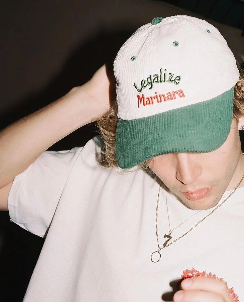 Adjustable Hem Trendy Fashion World Famous Gordos 'Legalize Marinara' Tee & Cap Bundle
