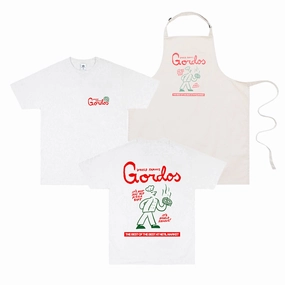 World Famous Gordos x Hephee 'World Famous' Tee & Apron Bundle Fashion Layer semi-formal style