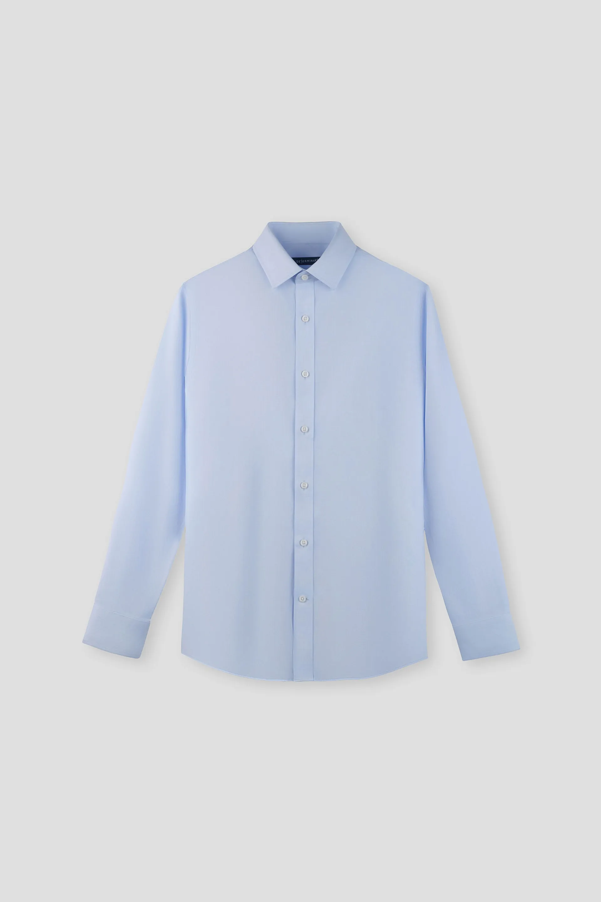 Wrinkle-Free Classic Herringbone Dress Shirt | Light Blue 29288N Night Out Relaxed Style