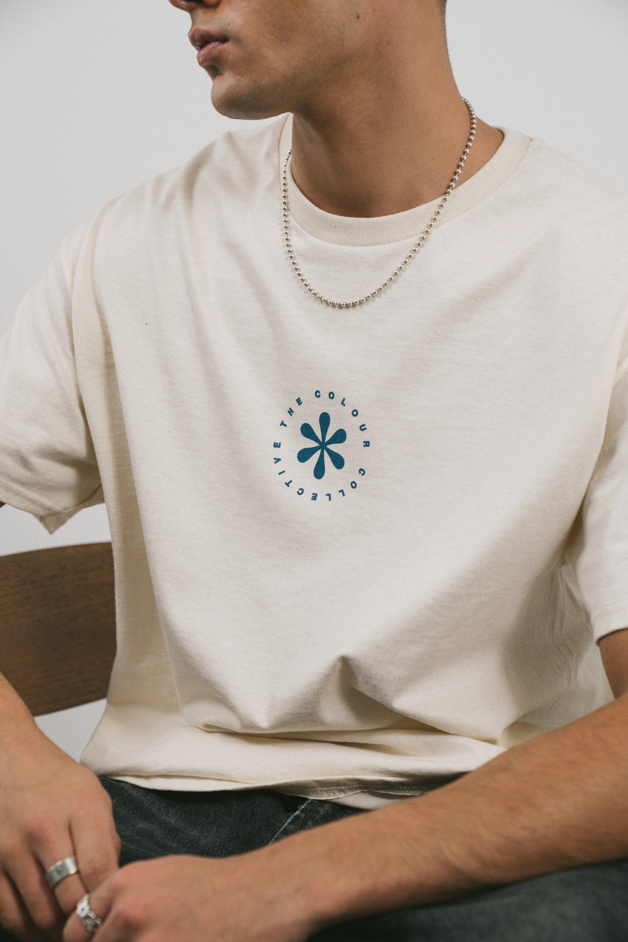 Colour Collective 'Classic Wallflower' Tee - Natural Trendy popularity