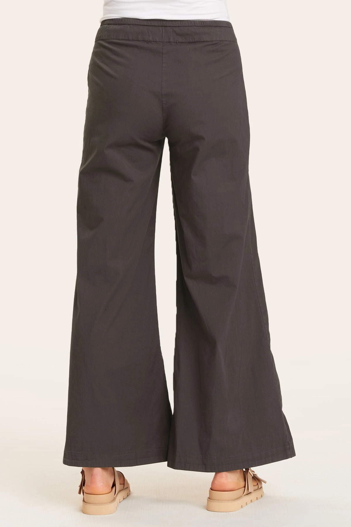 Terraced Wide Leg Pant SmoothZipper Chill Comfort Wear