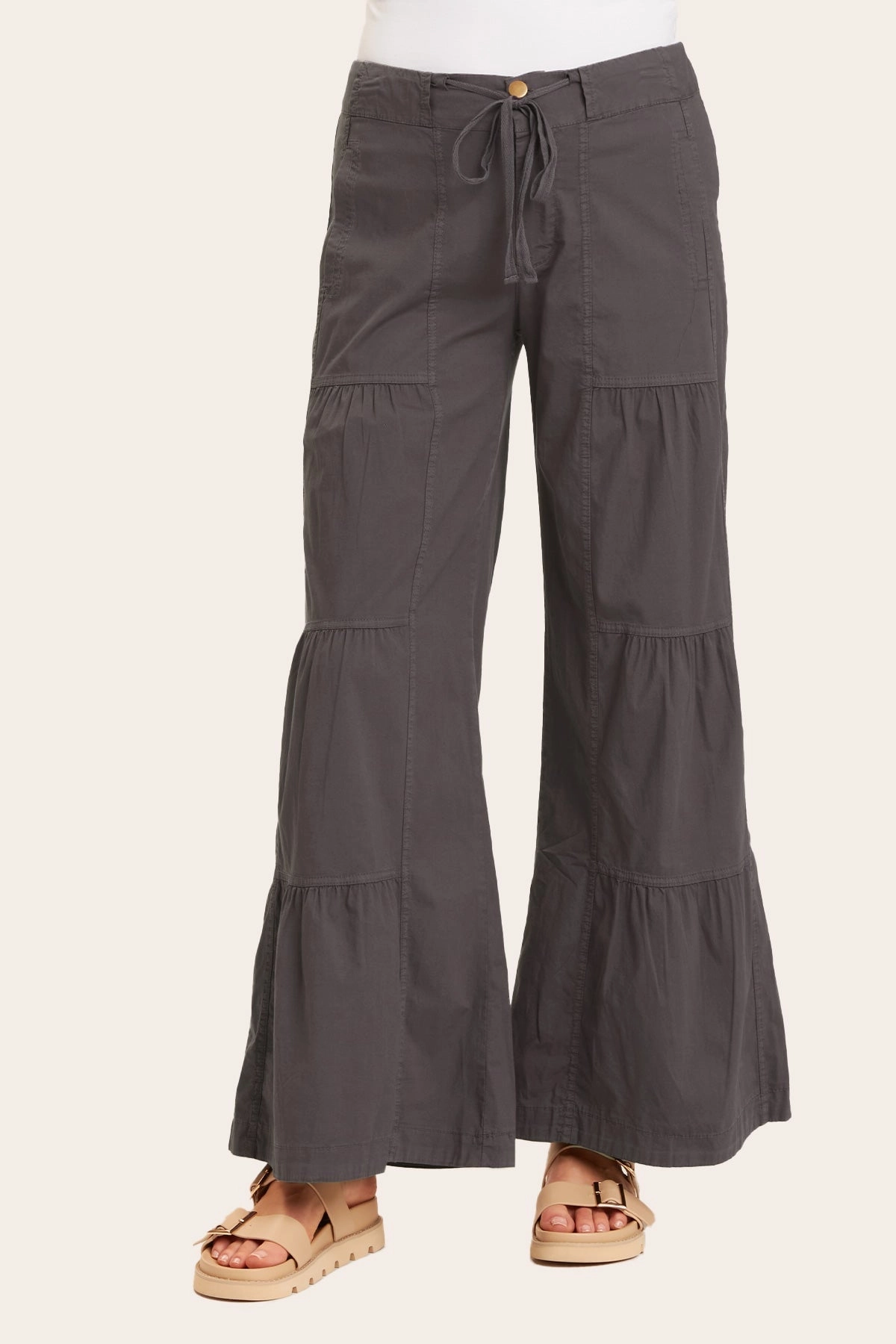 Terraced Wide Leg Pant SoftLining