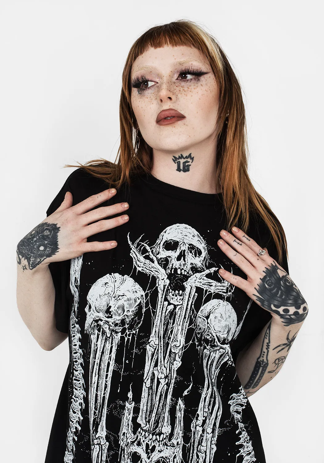XENOMORT SHORT SLEEVE T SHIRT DRESS Fresh Flow Transitional Style