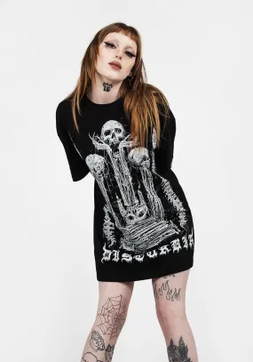 EasyCareMaterial Soft Feel XENOMORT SHORT SLEEVE T SHIRT DRESS