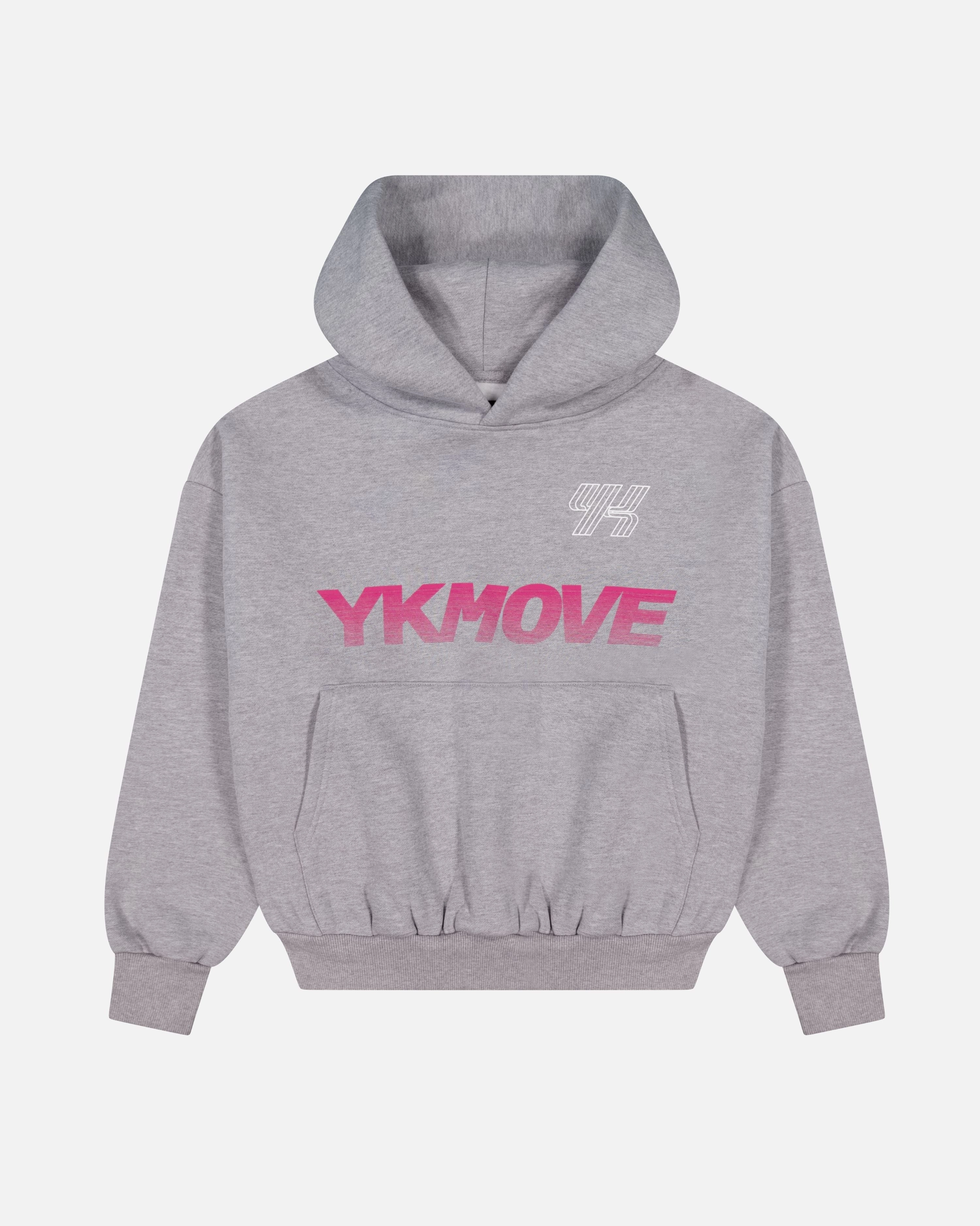 YK Move Activate Hoodie | GREY MARLE Camping wear Stretch Blend Fabric