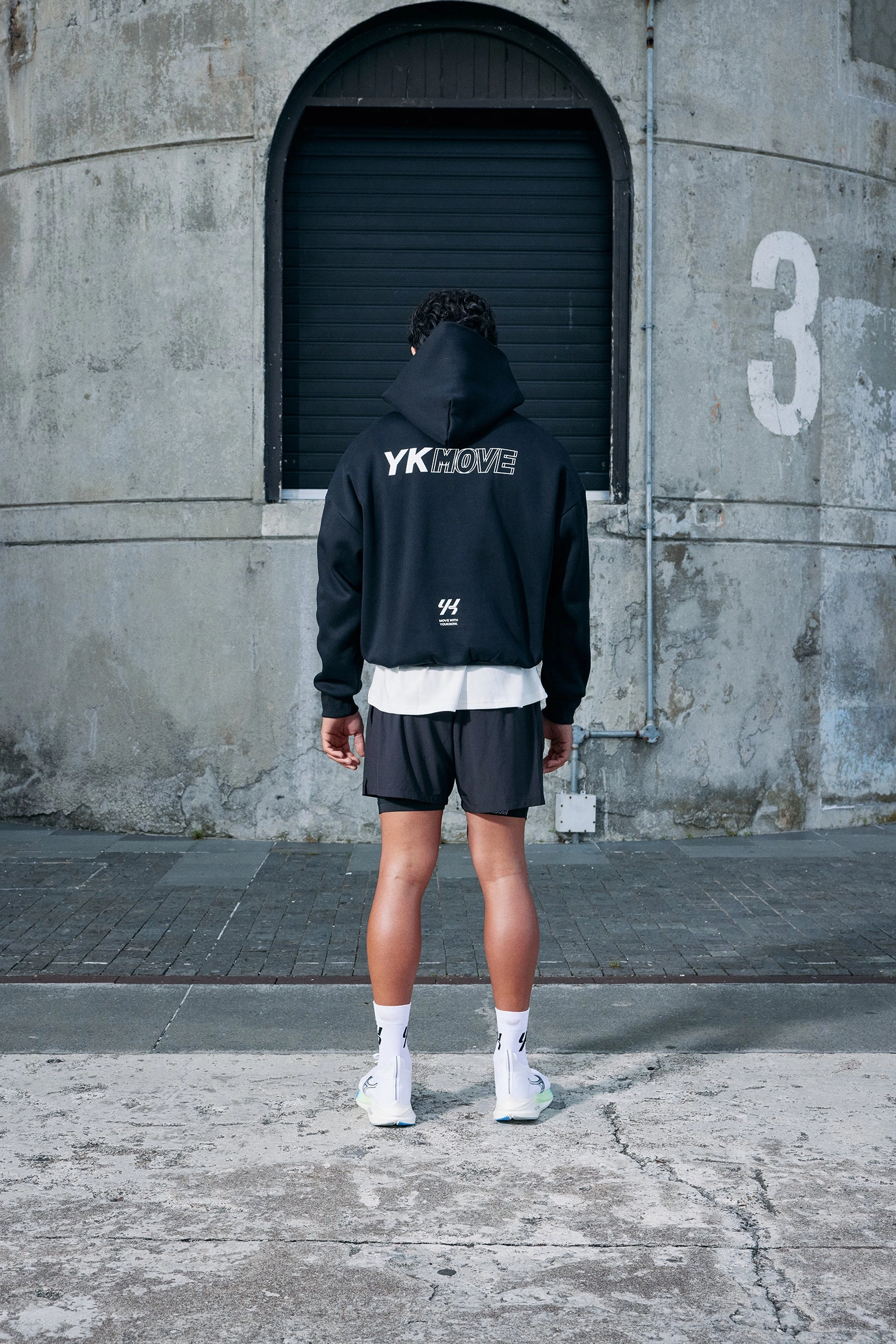 YK Move Champion Hoodie | Black Niche style Shrew like