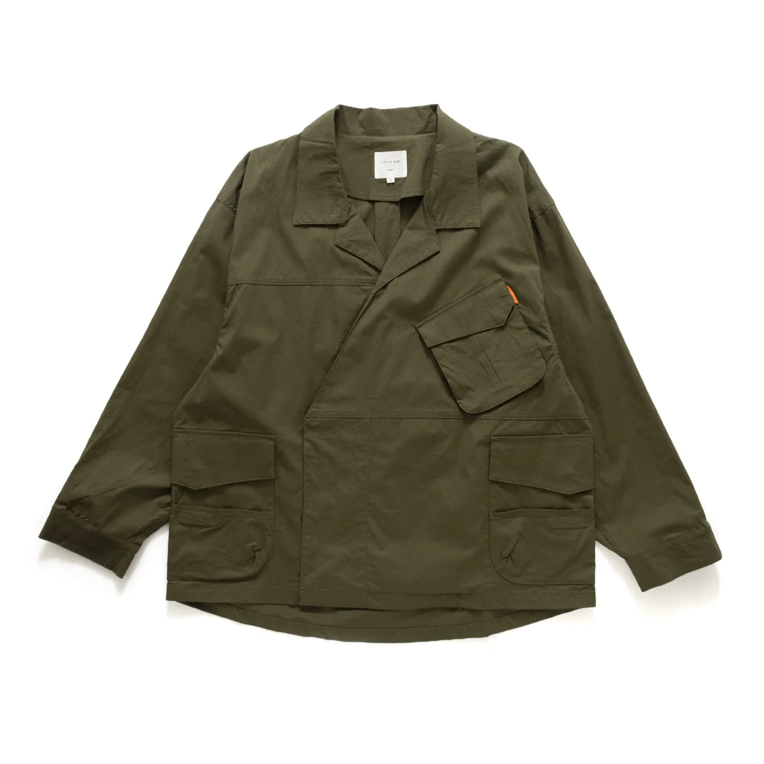Abrasion Resistant Edging (YS318) Rip Stop Noragi Shirt Jacket