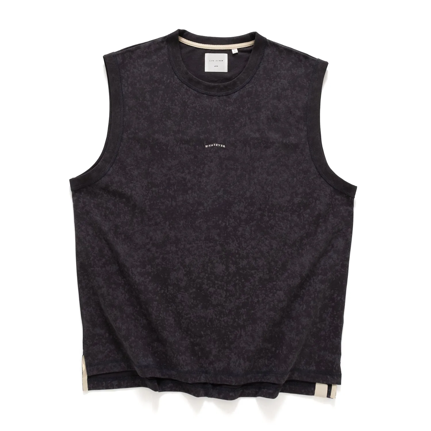 (YV1401) Acid Wash Embroidery Vest (Online Exclusive) Heavy Duty old